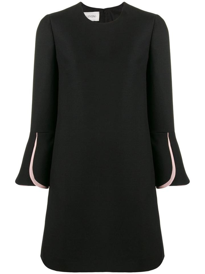 Valentino Two-tone Mini Dress - Black