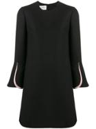 Valentino Two-tone Mini Dress - Black