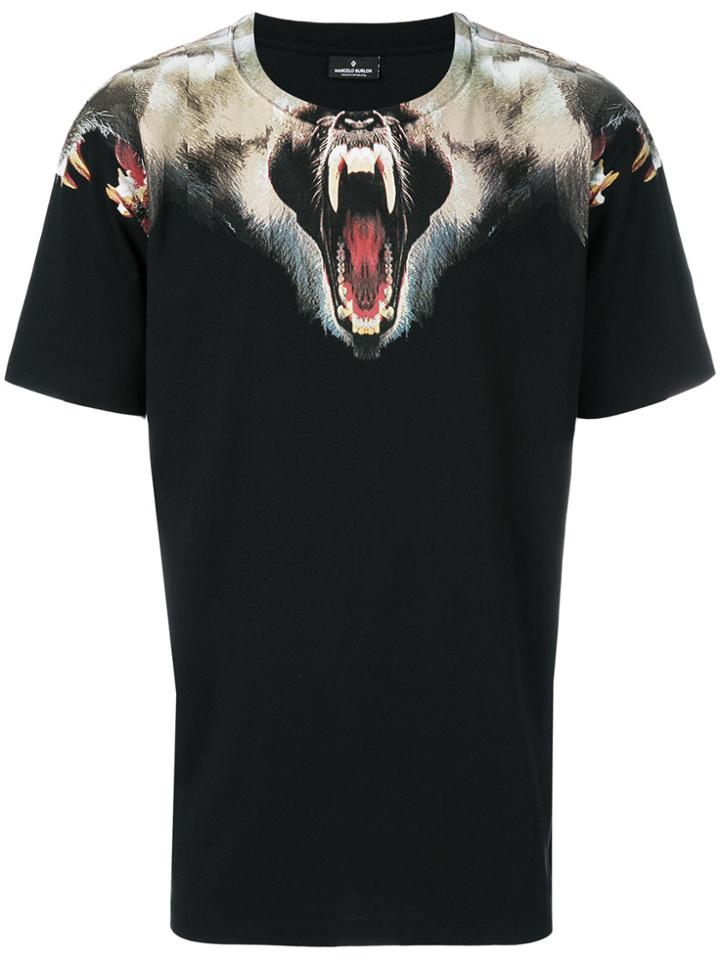 Marcelo Burlon County Of Milan Monkeys T-shirt - Black