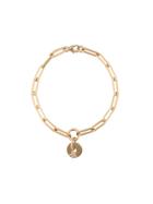 Foundrae 18kt Yellow Gold Star Charm Fob Clip Bracelet