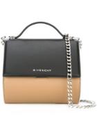 Givenchy Mini Pandora Box Shoulder Bag, Women's, Black, Calf Leather