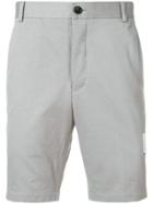 Thom Browne Cotton Twill Unconstructed Chino Shorts - Grey