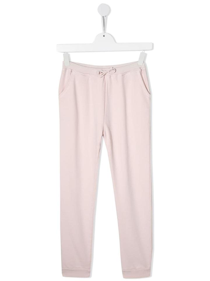 Bonpoint Sweat Pants Logo - Pink