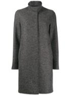 Harris Wharf London Cocoon Coat - Grey