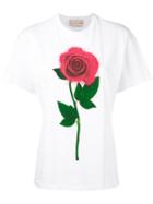 Christopher Kane - 'beauty And The Beast' T-shirt - Women - Organic Cotton - S, Women's, White, Organic Cotton