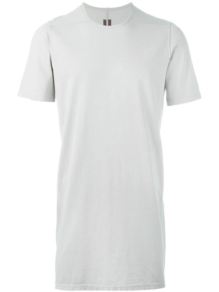 Rick Owens Drkshdw Long T-shirt, Men's, Size: Large, Grey, Cotton