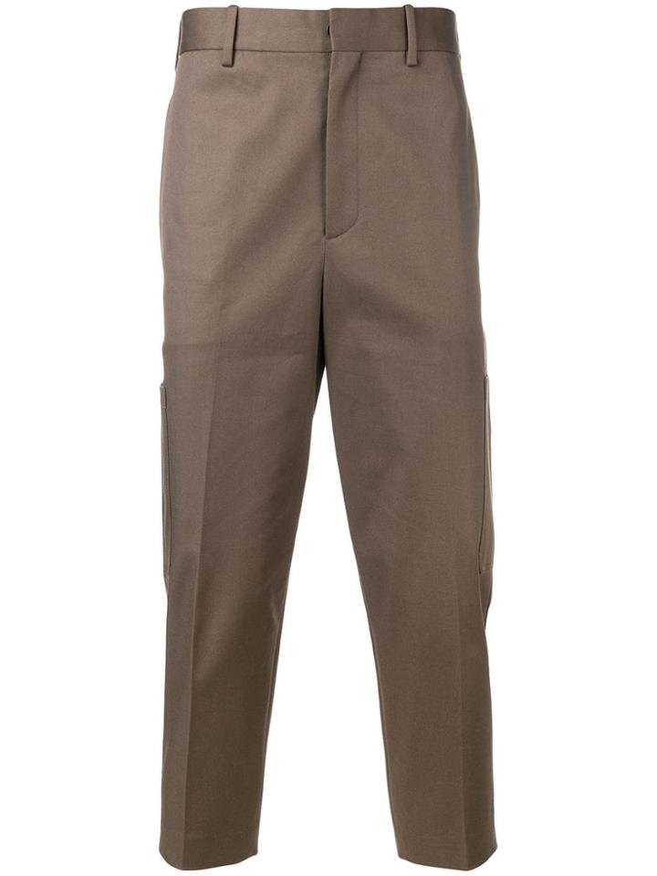 Neil Barrett Classic Tailored Trousers - Nude & Neutrals