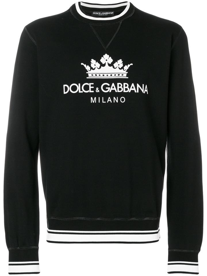Dolce & Gabbana Crown Logo Sweatshirt - Black