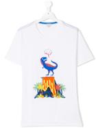 Paul Smith Junior Teen Dinosaur Print T-shirt - White