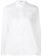 Brunello Cucinelli Fitted Long Sleeved Shirt - White