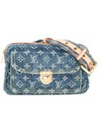 Louis Vuitton Vintage Denim Monogram Belt Bag - Blue
