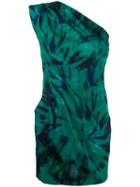 Dsquared2 One Shoulder Mini Dress - Green