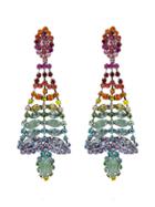Dannijo Lala Rainbow Chandelier Earrings - Metallic