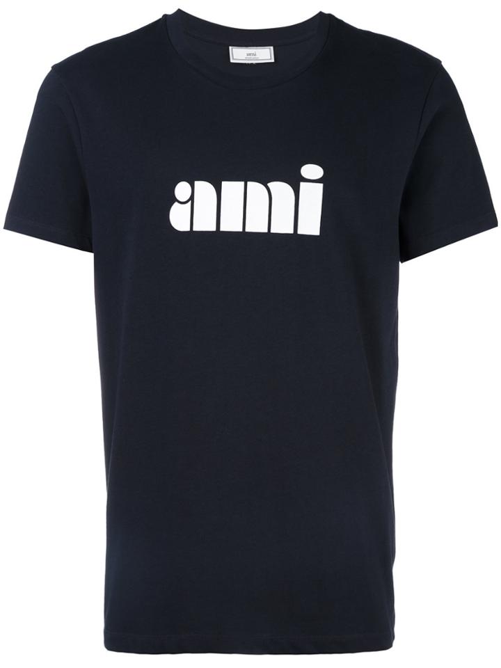 Ami Alexandre Mattiussi Ami Print T-shirt - Blue