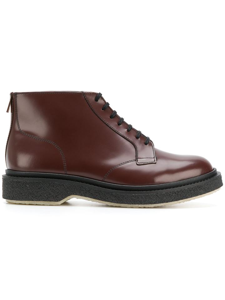 Adieu Paris Casual Lace-up Boots - Brown