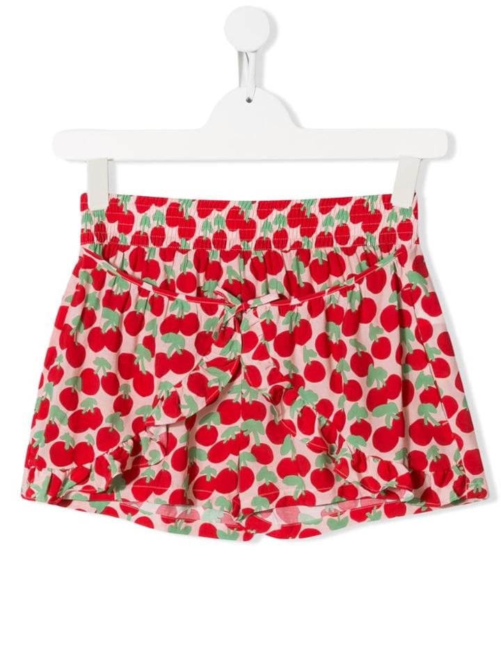 Stella Mccartney Kids Teen Cherry Print Shorts - Pink