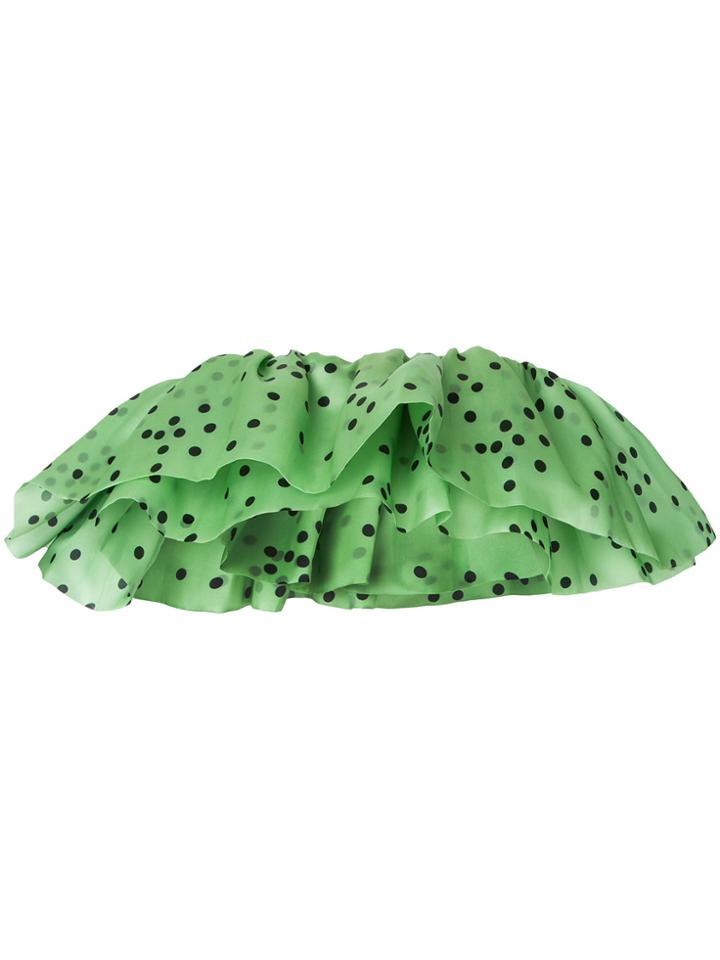 Bambah Double Ruffle Top - Green