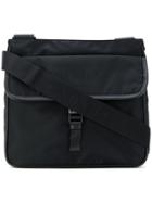 Prada Push Buckle Messenger Bag - Black