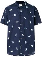 Ps By Paul Smith Shortsleeved Printed Shirt - Blue