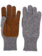Brunello Cucinelli Perforated Gloves - Grey