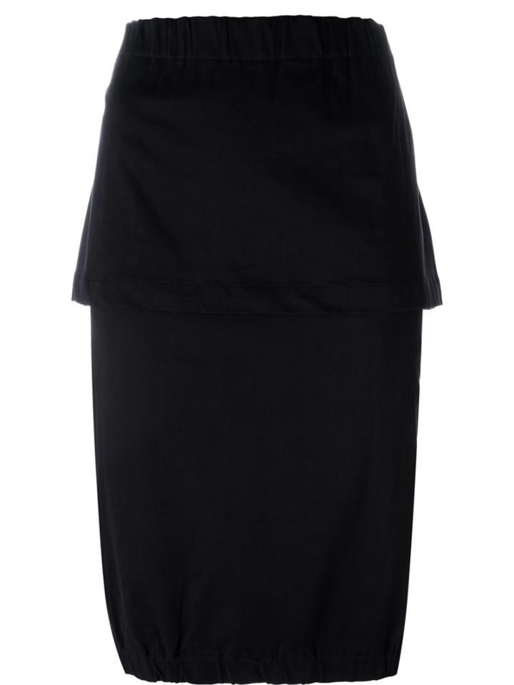 Pam Perks And Mini 'salto' Skirt, Women's, Size: Medium, Black, Cotton/spandex/elastane