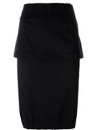 Pam Perks And Mini 'salto' Skirt, Women's, Size: Medium, Black, Cotton/spandex/elastane