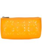 Coccinelle Laser-cut Pouch - Yellow