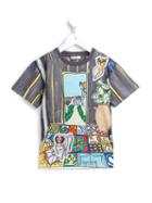 Dolce & Gabbana Kids Painterly Print T-shirt
