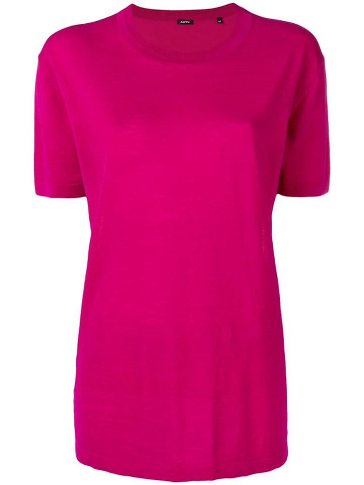 Aspesi Short Sleeve T-shirt - Pink