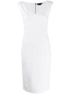 Alice+olivia V Neck Slip Dress - White