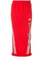 Tiger In The Rain Reconstructed Adidas Skirt - Red