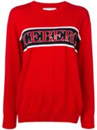 Iceberg Logo Knitted Jumper - Red