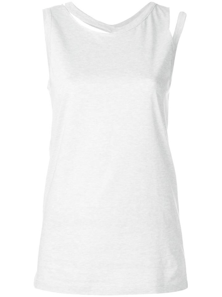 Maison Margiela Spliced Detail Tank Top - Blue