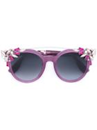 Jimmy Choo Eyewear Vivys Sunglasses - Pink & Purple