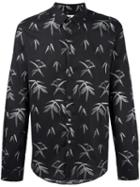 Ps By Paul Smith Bambu Print Shirt, Men's, Size: Xl, Black, Cotton