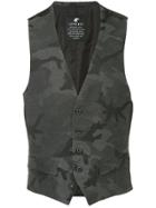 Loveless Camouflage Formal Vest - Black
