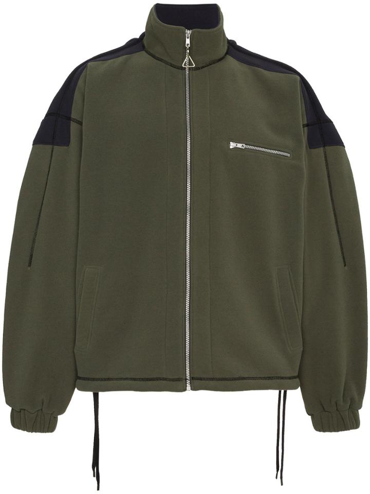Y / Project Double Shoulder Fleece Jacket - Green