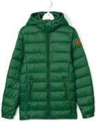 Save The Duck Kids Padded Coat, Boy's, Size: 14 Yrs, Green