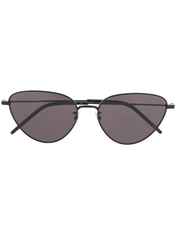 Saint Laurent Eyewear Cat-eye Frame Sunglasses - Black