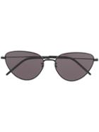 Saint Laurent Eyewear Cat-eye Frame Sunglasses - Black