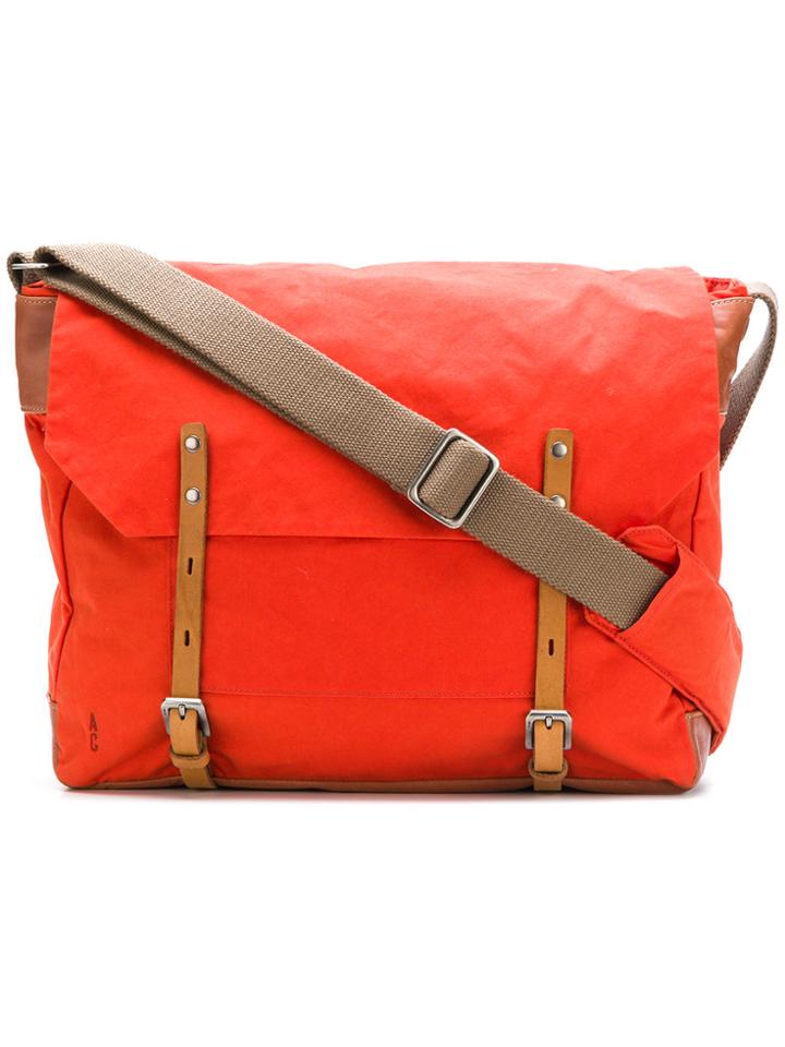 Ally Capellino Jeremy Waxed Satchel - Yellow & Orange