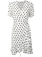 Dvf Diane Von Furstenberg Polkadot Wrap Dress - White