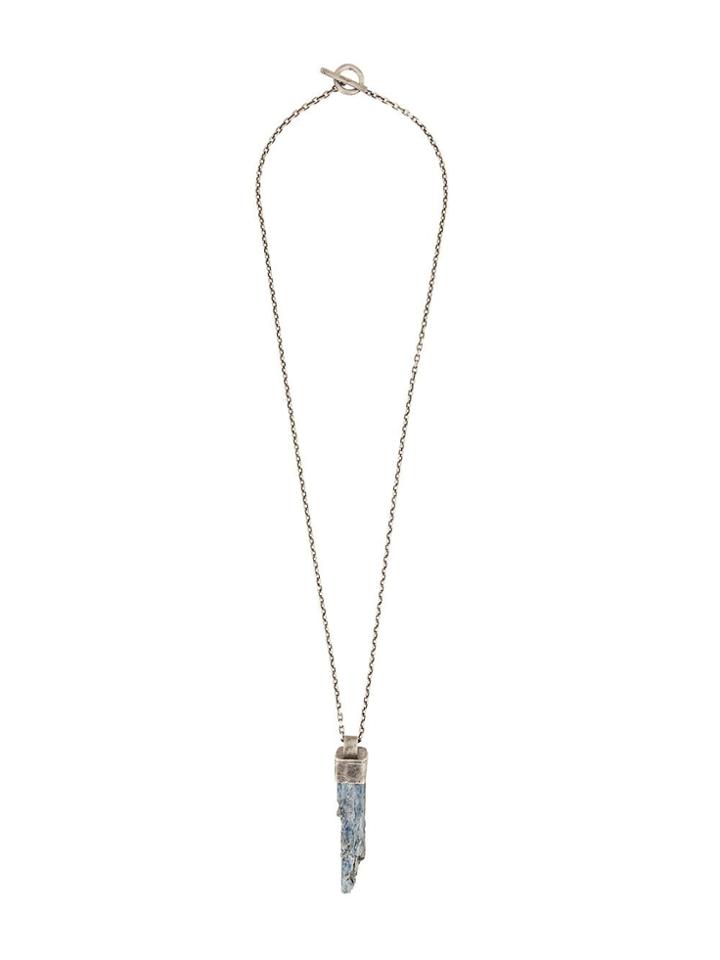 Holzpuppe Kyanite Bone Pendant - Silver