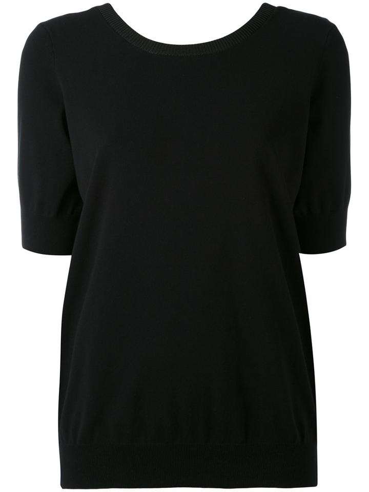 Essentiel Antwerp - Knitted Top - Women - Polyester/viscose - S, Black, Polyester/viscose