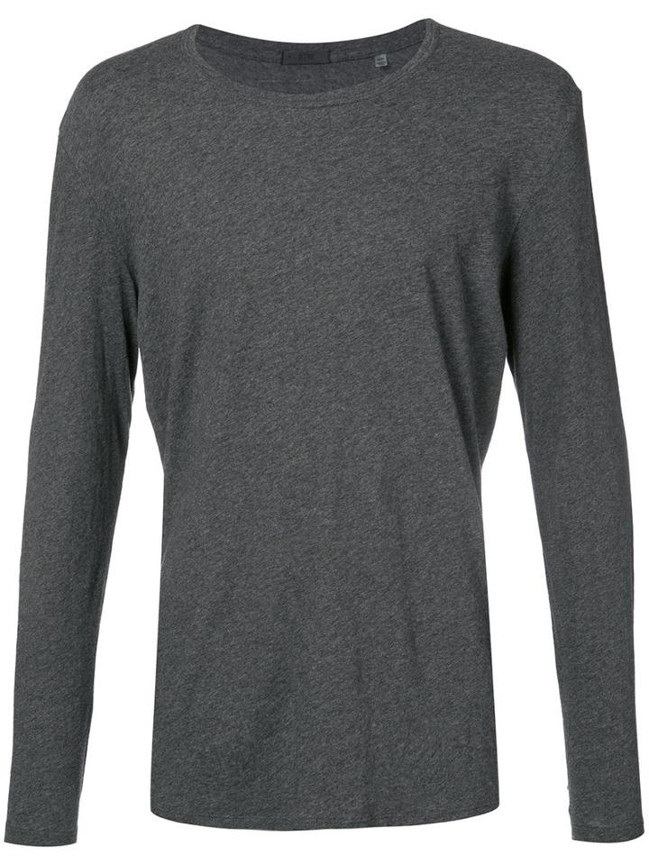 Atm Anthony Thomas Melillo - Classic Long Sleeve Top - Men - Cotton - S, Grey, Cotton