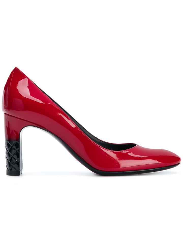 Bottega Veneta China Red Patent Calf Isabella Pump