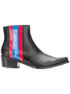 Calvin Klein Jeans Est. 1978 Side Striped Boots - Black