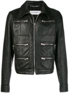 Dolce & Gabbana Vintage Multi-pockets Zipped Leather Jacket - Black
