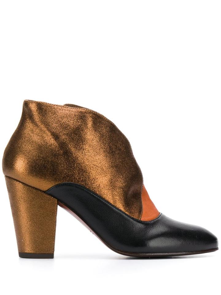 Chie Mihara Elgi Ankle Boots - Gold