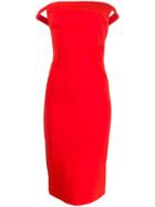 Le Petite Robe Di Chiara Boni Fitted Midi Dress - Red